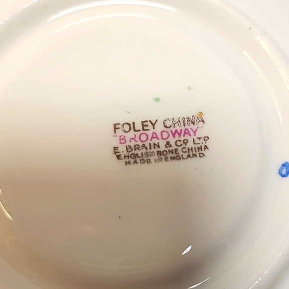 Foley China "Broadway" English Bone China Made in England Y2651 - Picture 6 of 12